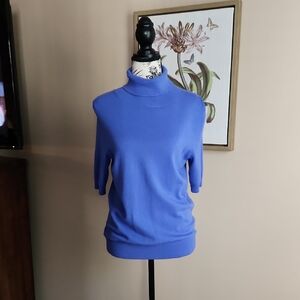 Ann Taylor Royal Blue Knit Top